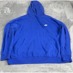 Nike Men's Sportswear Club Fleece Pullover Hoodie Size 2XL Blue